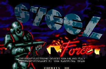 Steel Force screen shot title